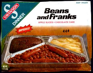 1 Serving (12 Oz) Beans and Franks (Frozen Dinner)