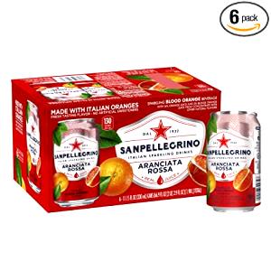 1 serving (12 oz) Blood Orange Sparkling Beverage