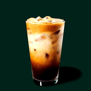 1 serving (12 oz) Iced Brown Sugar Oatmilk Shaken Espresso (Tall)