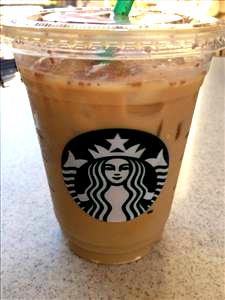 1 serving (12 oz) Iced Caffe Latte with Soy (Tall)
