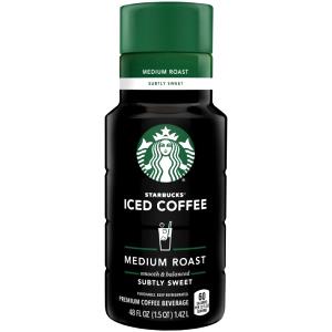 1 serving (12 oz) Iced Coffee Medium Roast Subtly Sweet (Tall)
