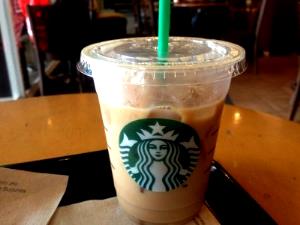 1 serving (12 oz) Nonfat Iced Caffe Latte (Tall)