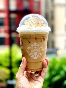 1 serving (12 oz) Pumpkin Spice Latte with Soy (Tall)