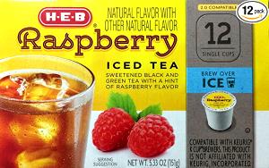 1 serving (12 oz) Sweetened Raspberry Iced Tea