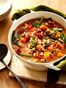 1 serving (12 oz) Toasted Barley and Lentil Soup
