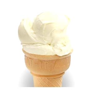 1 serving (12.24 oz) Vanilla Cake Cone (3 Scoop)