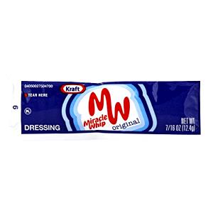 1 serving (12.4 g) Miracle Whip (Pouch)