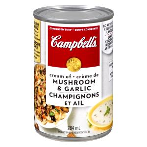 1 serving (125 ml) Cream of Mushroom - Low Fat