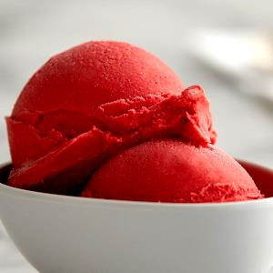 1 serving (127 g) Cherry Italian Ice