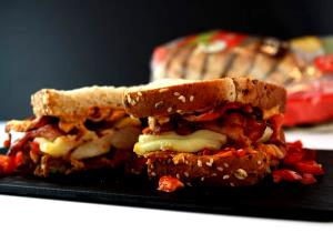 1 serving (13.5 oz) Chicken Bacon Dijon Sandwich on Country Bread