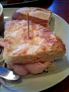 1 serving (13.5 oz) Sierra Turkey Sandwich on Focaccia Bread with Asiago Cheese