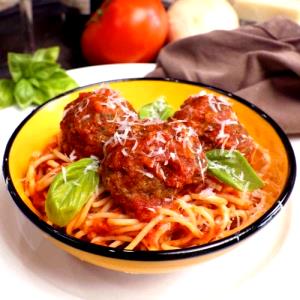 1 serving (13.6 oz) Spaghetti with Meatballs (1200)