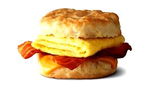 1 serving (137 g) Bacon Egg Cheese Biscuit