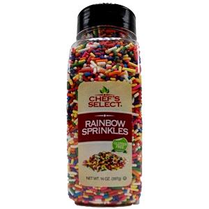 1 serving (14 g) Rainbow Sprinkles