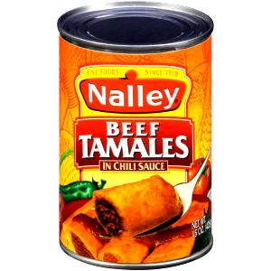 1 serving (140 g) Beef Tamales in Chili Sauce