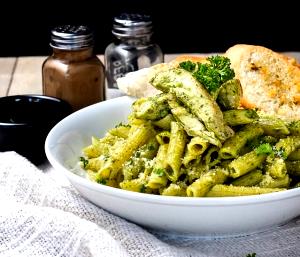 1 serving (14.5 oz) Chicken Pesto Pasta (1200)