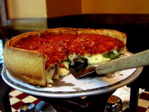1 serving (149 g) Chicago Style Pizza (Family)