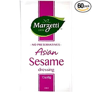 1 serving (1.5 oz) Asian Sesame Salad Dressing
