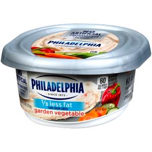 1 serving (1.5 oz) Garden Vegetable Cream Cheese
