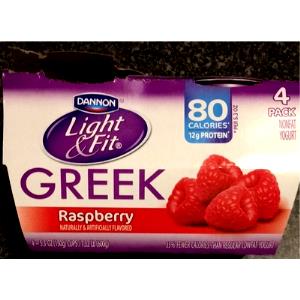 1 serving (150 g) Nonfat Greek Yogurt Raspberry