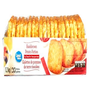 1 serving (156 g) Hashbrowns