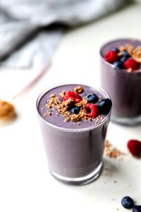 1 serving (16 oz) Berry Power Protein Smoothie (Regular)