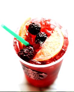1 serving (16 oz) Berry Sangria Herbal Tea (Grande)