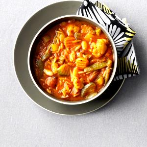 1 serving (16 oz) Chunky Vegetable Orzo Soup (16 oz)