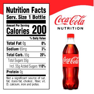 1 serving (16 oz) Coca Cola Classic (Value)