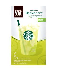 1 serving (16 oz) Cool Lime Refresher (Grande)