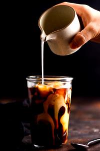 1 serving (16 oz) Iced Coffee with Coconut Milk (Grande)