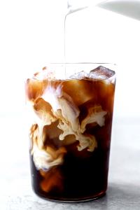 1 serving (16 oz) Iced Coffee with Cream (Small)