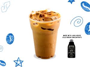 1 serving (16 oz) Iced Coffee with Skim Milk