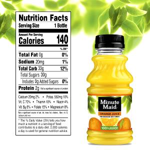 1 serving (16 oz) Minute Maid Orange Juice (Medium)