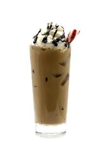 1 serving (16 oz) Nonfat Iced Peppermint Mocha (Grande)