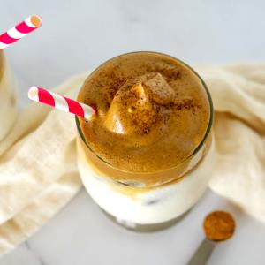 1 serving (16 oz) Pumpkin Spice Iced Coffee (Small)