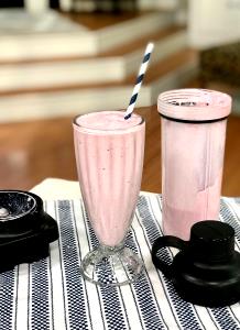 1 serving (16 oz) Strawberry Milkshake