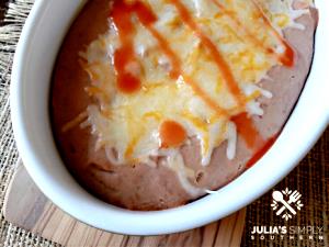 1 serving (163 g) Refried Beans without Cheddar Cheese