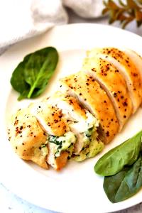 1 serving (167 g) Baked Stuffed Chicken