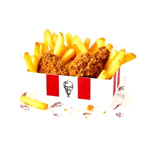 1 serving (169 g) Hot Wings Snack Box