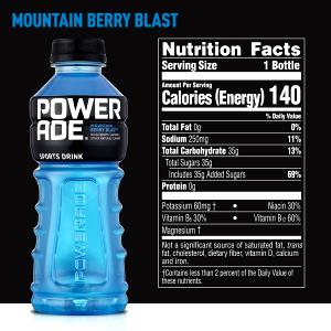 1 serving (17 g) Powerade Add-In (Wacky Pack)