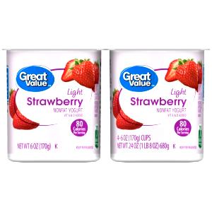 1 serving (170 g) Strawberry Blended Light Nonfat Yogurt