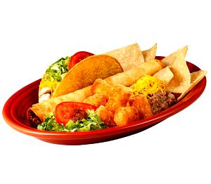 1 serving (17.5 oz) Chicken Mexi-Platter (Add 0.5 oz Dressing & Side of Tortilla Chips)