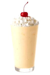 1 serving (17.5 oz) Peach Milkshake (Small)