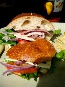 1 serving (17.75 oz) Italian Combo Sandwich on Ciabatta Bread