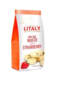 1 serving (18 g) Bite Size Wafers with Strawberry