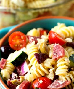 1 serving (18 oz) Mediterranean Pasta Salad (1500)