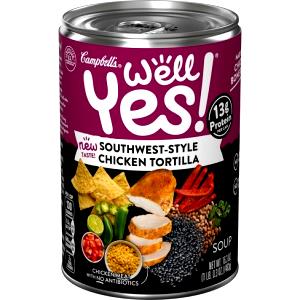 1 serving (180 g) Southwest Style Chicken Tortilla Soup (Cup)