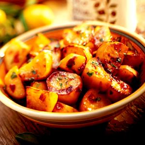 1 serving (185 g) Red Chili Glazed Sweet Potato