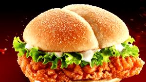 1 serving (185 g) Spicy Chicken McDeluxe